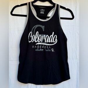 Colorado Rockies Black Tank Top – Girls Size Medium